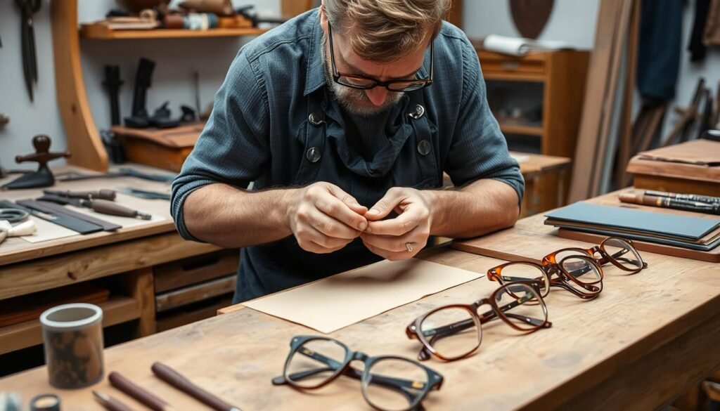 Atelier de création de lunettes sur mesure à bordeaux