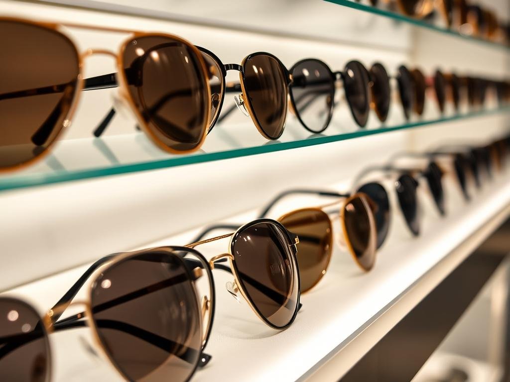 Collection de lunettes de soleil chez un meilleur opticien bordeaux