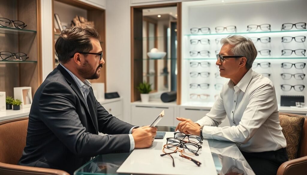 Consultation personnalisée chez un meilleur opticien bordeaux