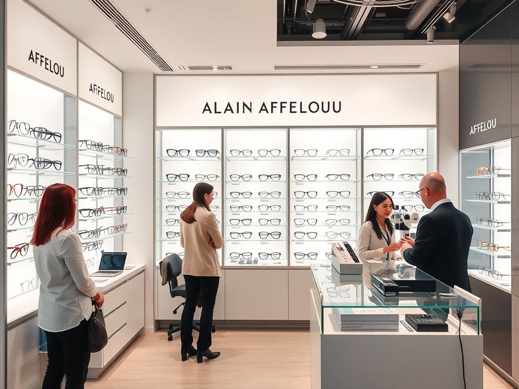 Boutique Alain Afflelou à Marseille avec ses collections exclusives
