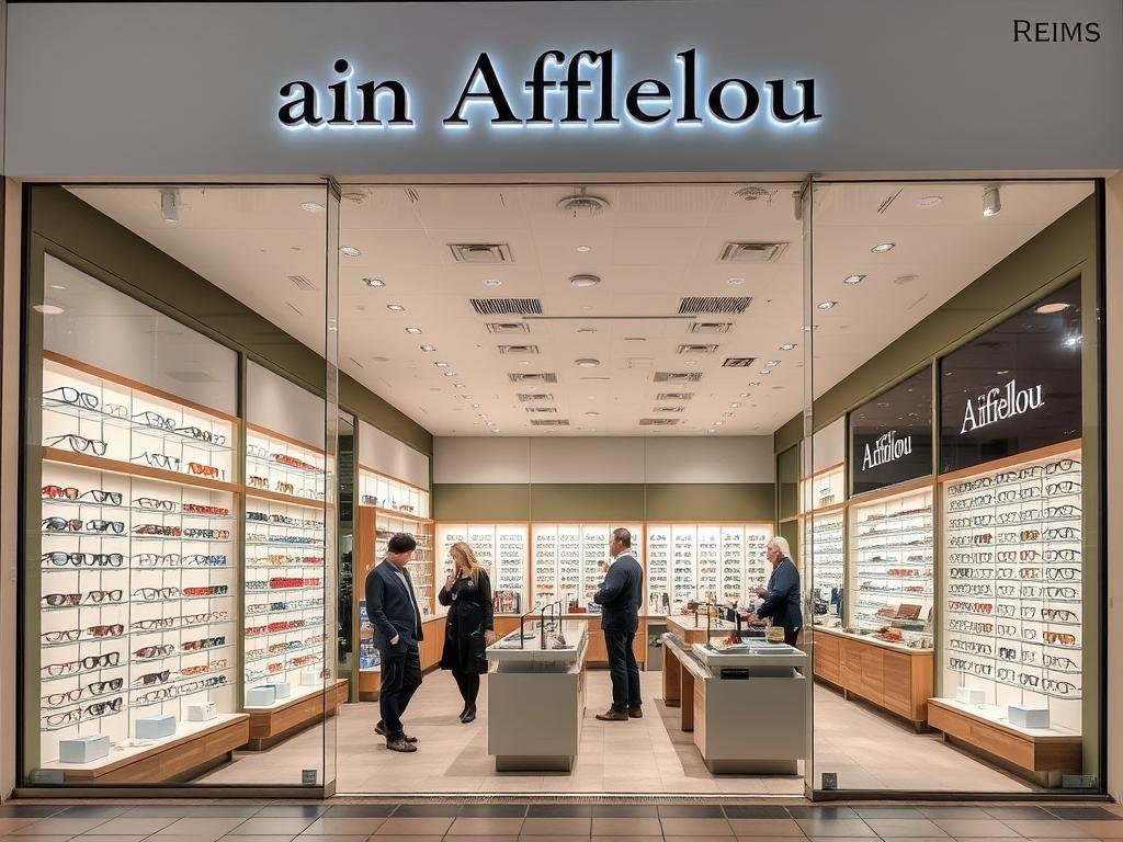 Boutique Alain Afflelou à Reims avec large choix de montures et espace d'accueil clients