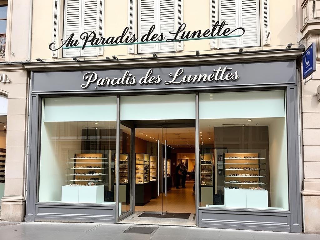 Boutique Au Paradis des Lunettes à Marseille avec sa devanture élégante