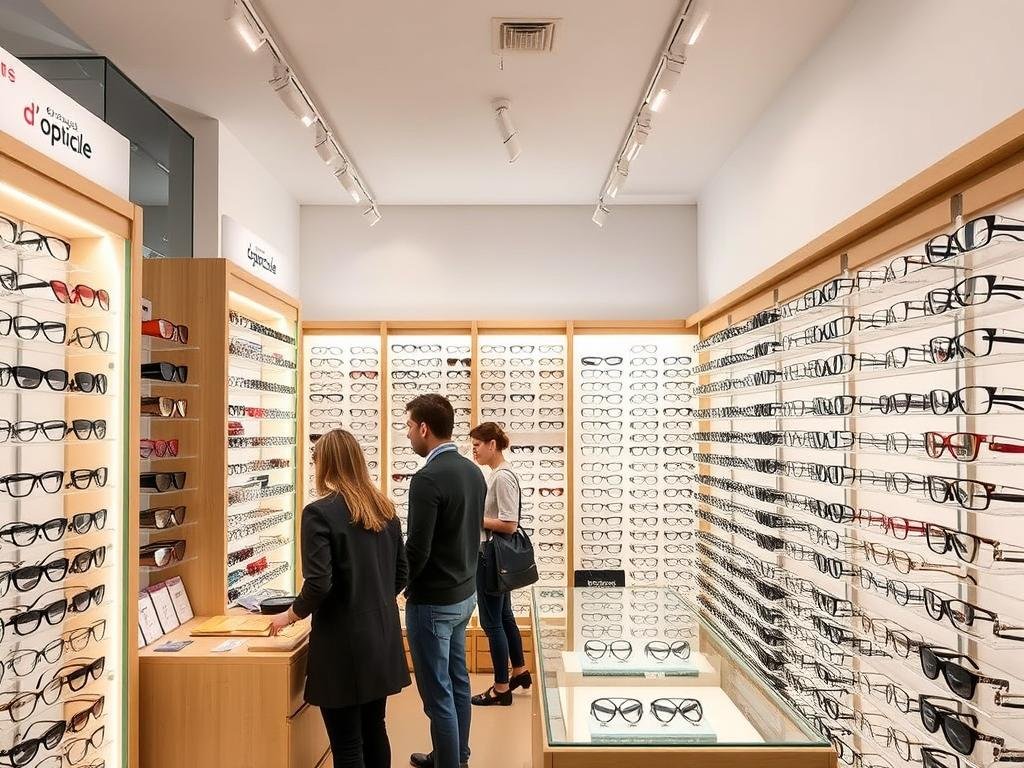 Boutique Générale d'Optique à Marseille avec un large choix de montures abordables