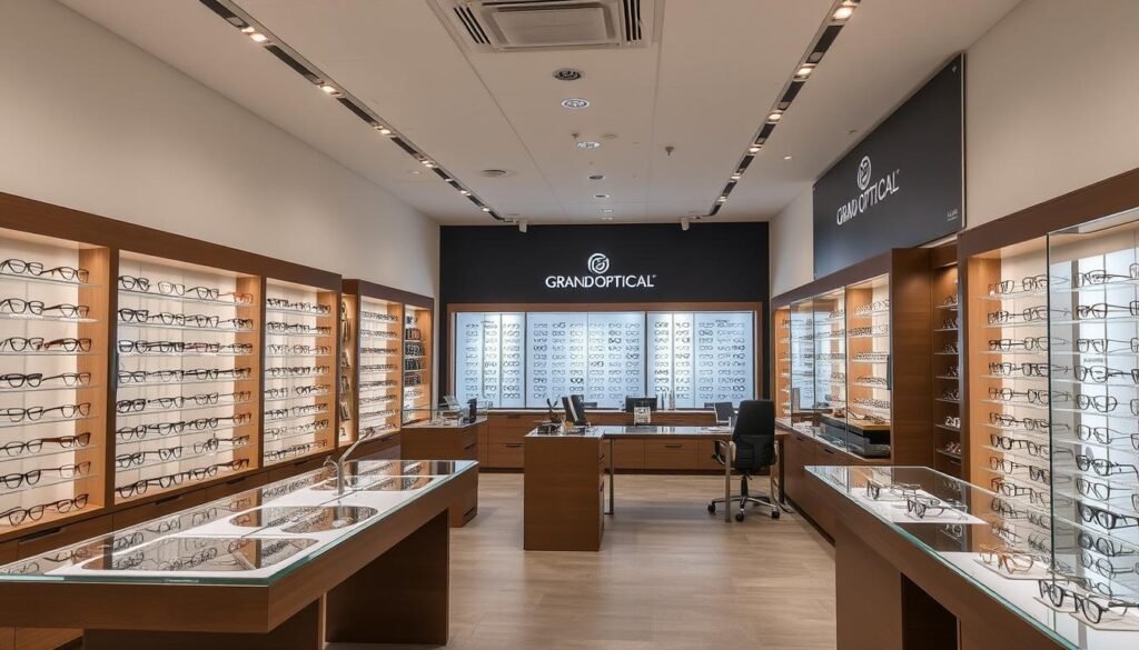 Boutique Grand Optical à Lyon 2 avec large sélection de montures