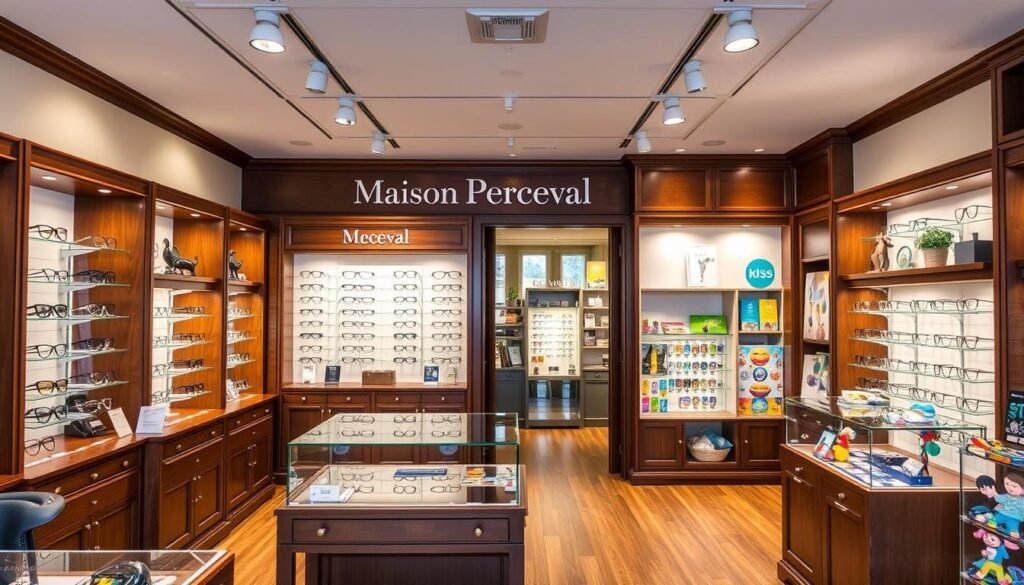 Boutique Maison Perceval à Lyon 2 montrant l'espace dédié aux adultes et aux enfants