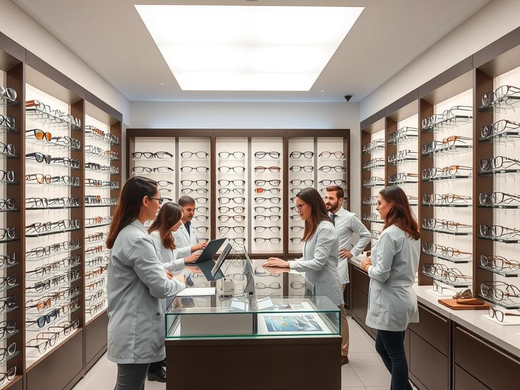 Boutique Optic Cessole à Nice avec son équipe professionnelle