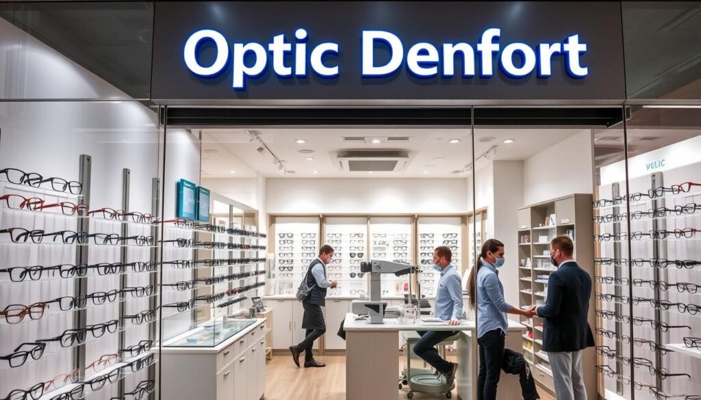 Boutique Optic Denfert sur l'avenue Denfert-Rochereau à Paris 14