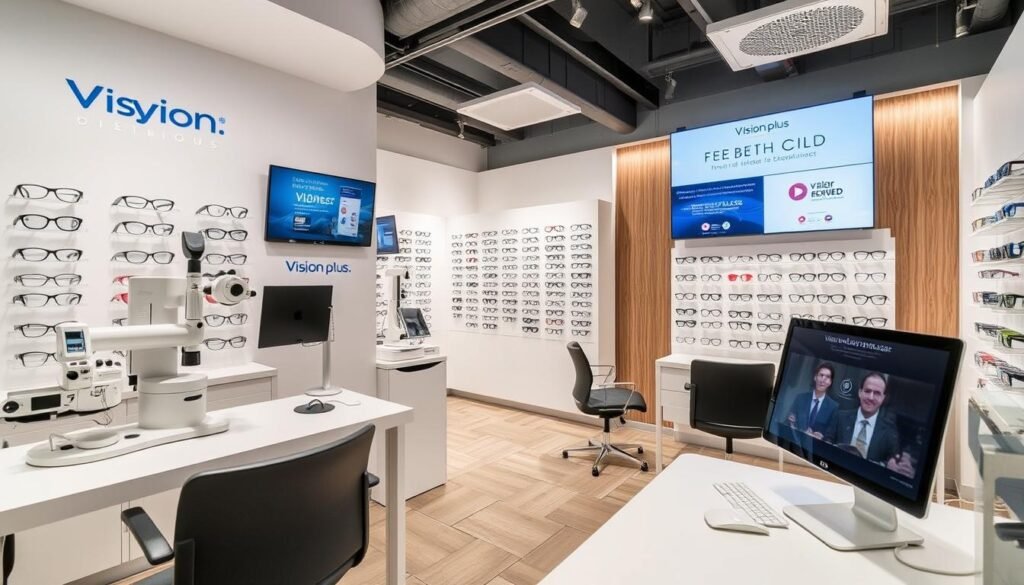Boutique Vision Plus à Mulhouse avec son équipement de pointe, meilleur opticien mulhouse