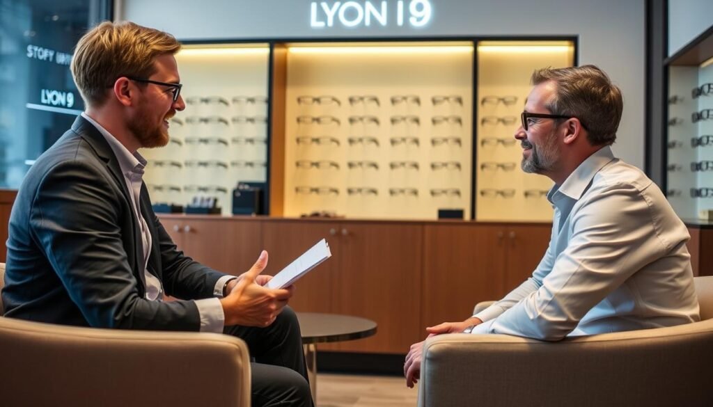 Consultation personnalisée chez un opticien de Lyon 9