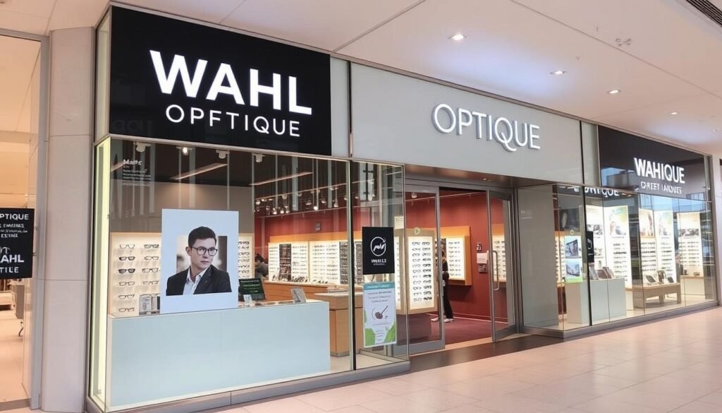 Entrée de WAHL OPTIQUE dans le centre commercial Saint-Jacques à Metz