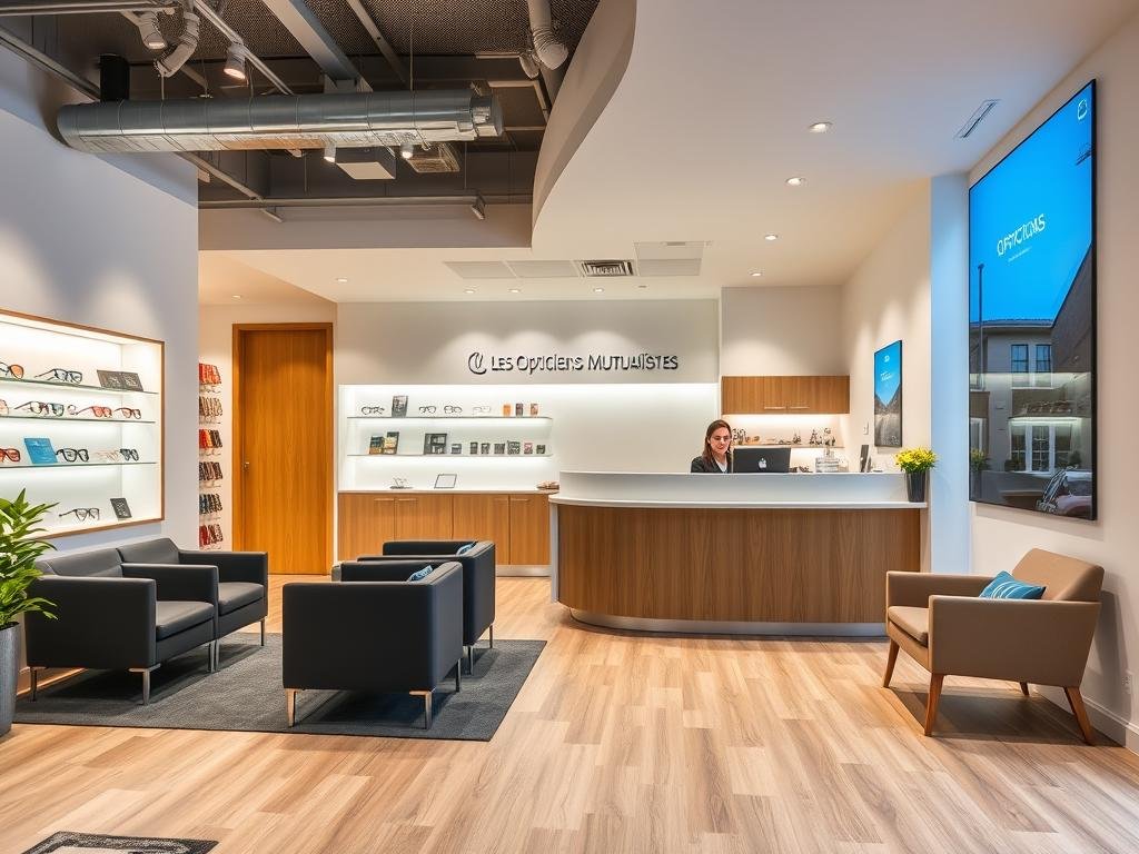 Espace d'accueil des Opticiens Mutualistes à Grenoble