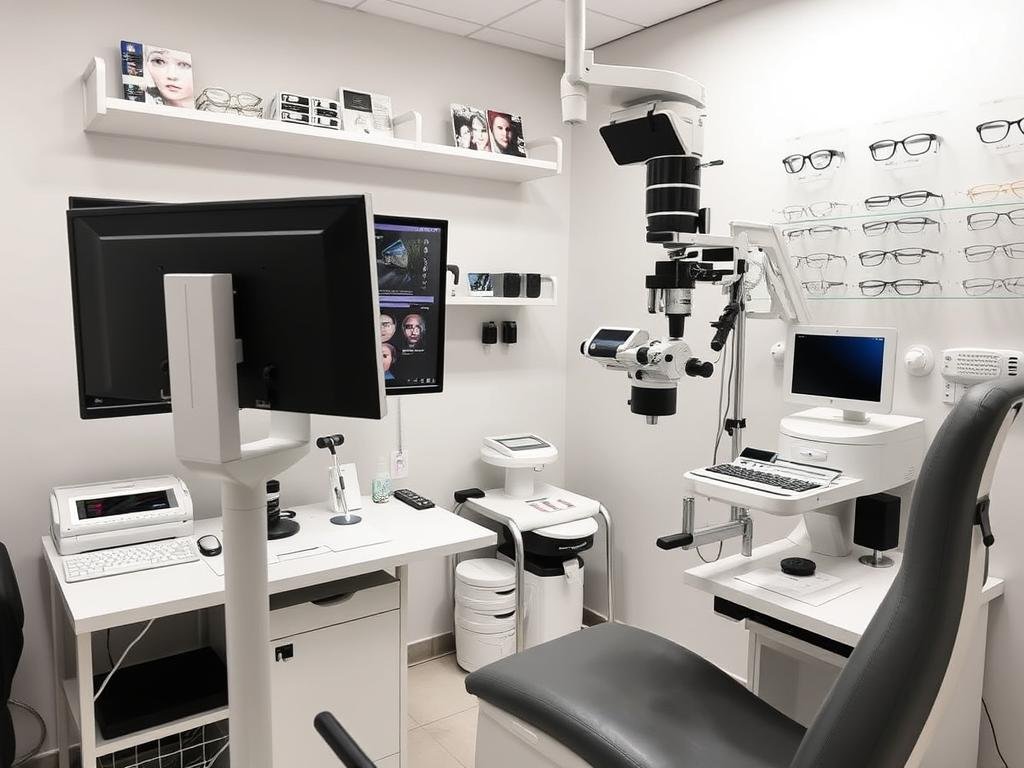 Espace technologique chez Optical Center Marseille