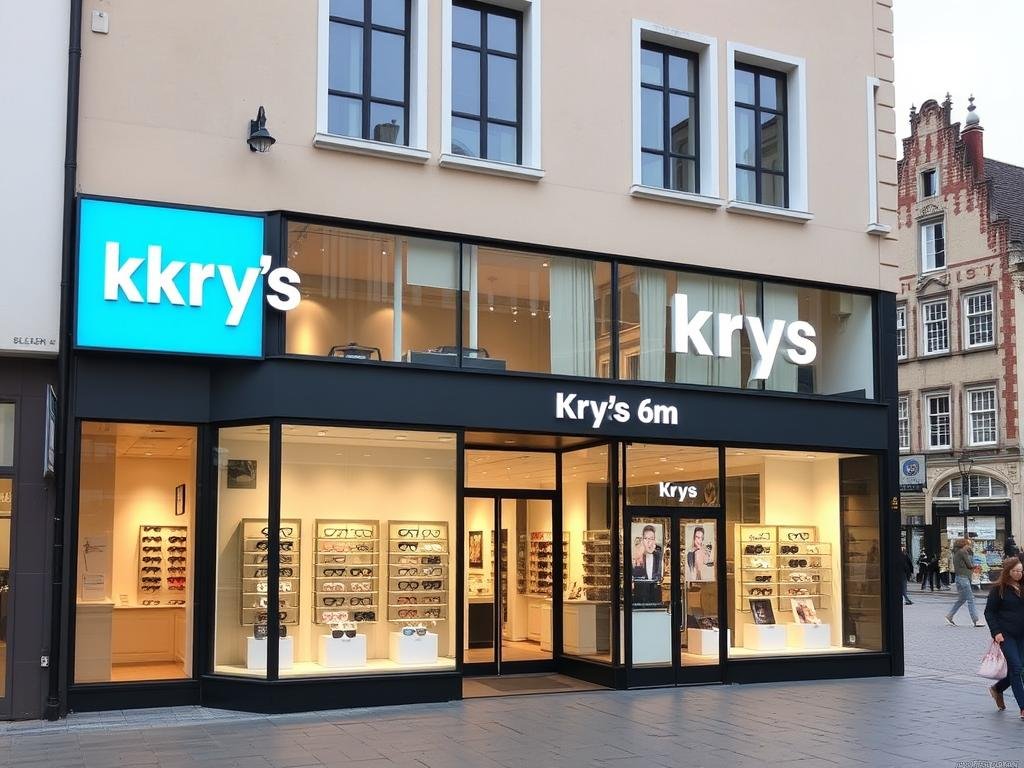 Façade du magasin Krys sur la Place Kléber à Strasbourg