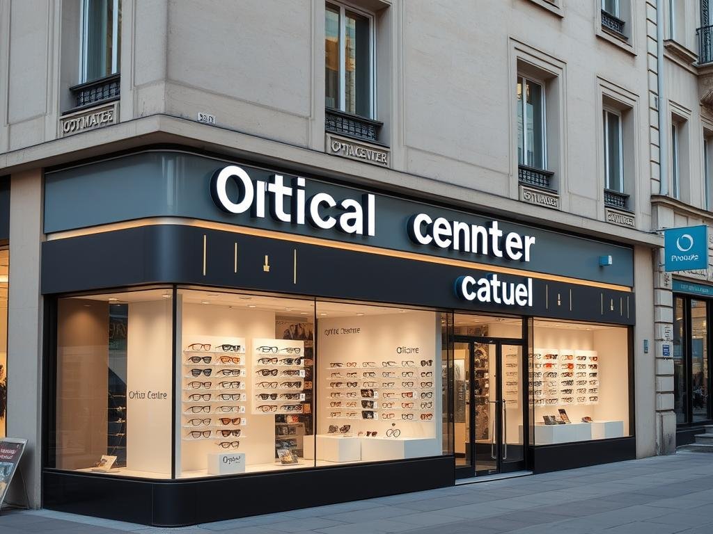 Façade du magasin Optical Center, un des meilleurs opticiens de Grenoble