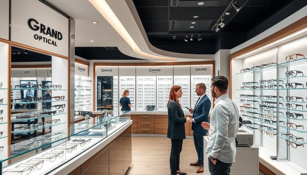 Magasin Grand Optical à Brest, meilleur opticien brest pour lunettes haut de gamme
