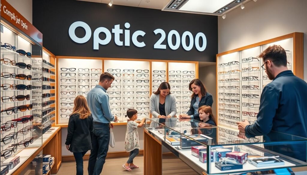 Magasin Optic 2000 à Brest, meilleur opticien brest pour service familial