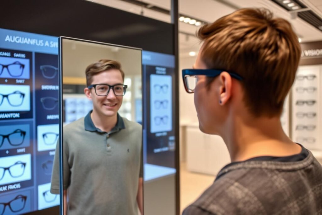Technologie d'essayage virtuel chez Vision Plus Mulhouse