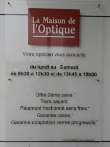 LA MAISON DE L'OPTIQUE