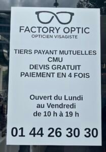 FACTORY OPTIC - Opticien Visagiste