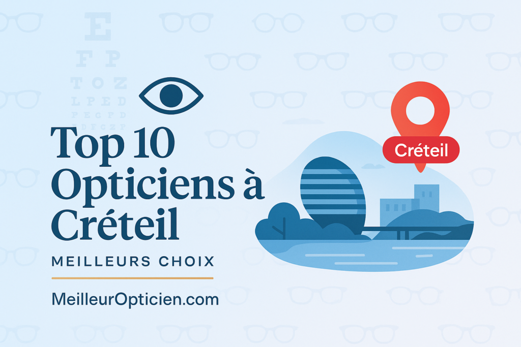 Meilleur Opticien Créteil : notre sélection locale pour y voir clair 👓