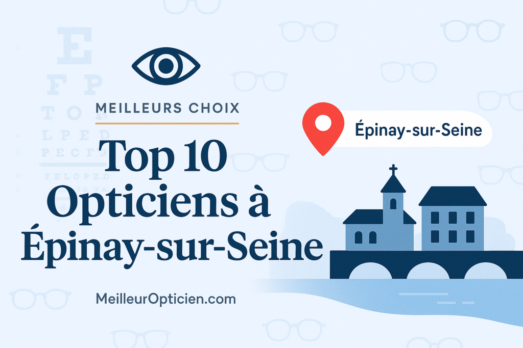 Meilleur Opticien Épinay-sur-Seine : notre guide des experts de la vue locaux 👓