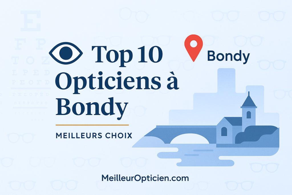 Meilleur Opticien Bondy : Découvrez les Experts de la Vue près de chez vous 👓