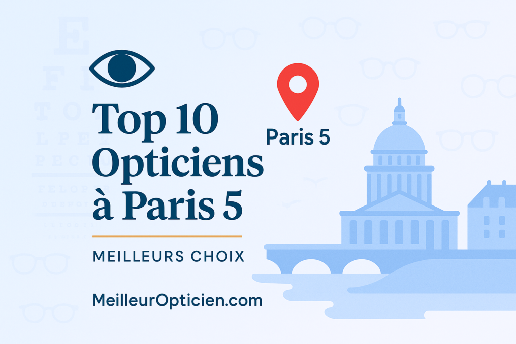 Meilleur Opticien Paris 5 : Découvrez notre guide des experts de la vue
