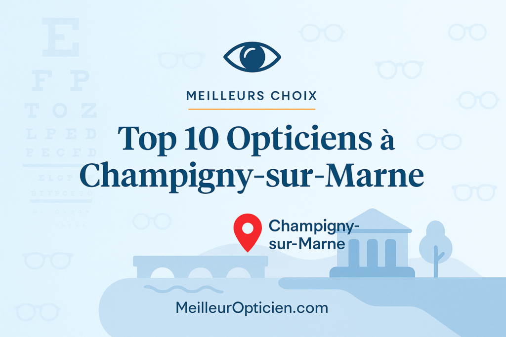 Meilleur Opticien Champigny-sur-Marne : notre guide des experts de la vue locaux