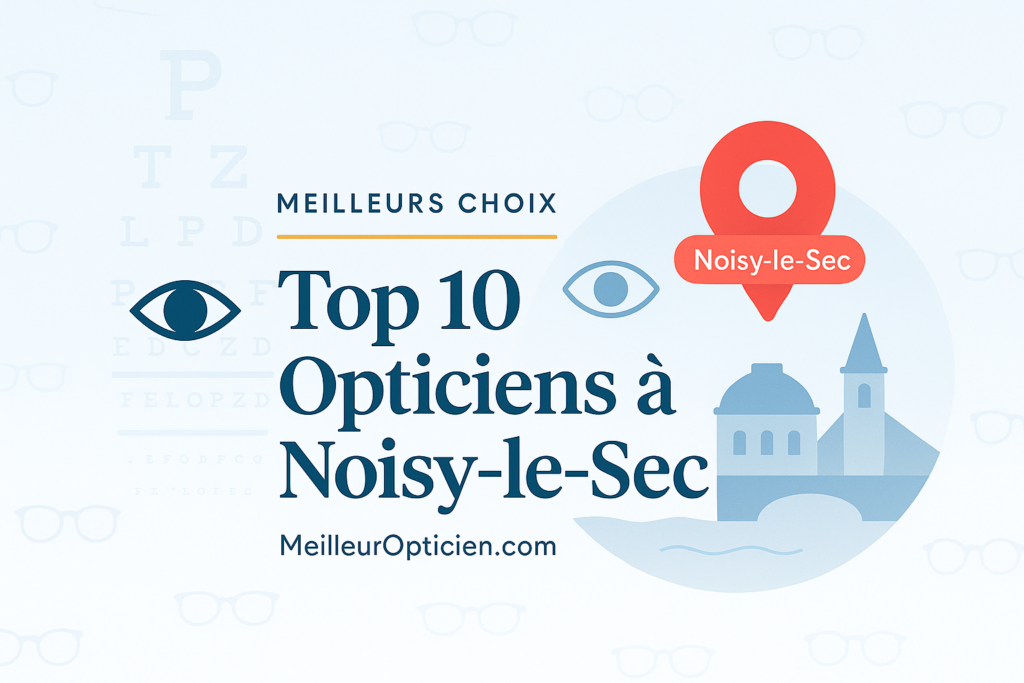 Meilleur Opticien Noisy-le-Sec : Découvrez les Experts de la Vue Proches de Chez Vous